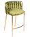 Milano Counter Chair in Green