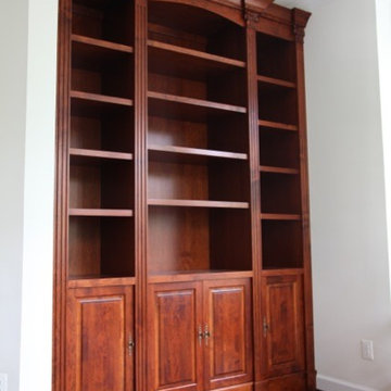 Built-In Library Cabinets with Shelving