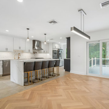 Living Room | Two Level Addition Paramus NJ