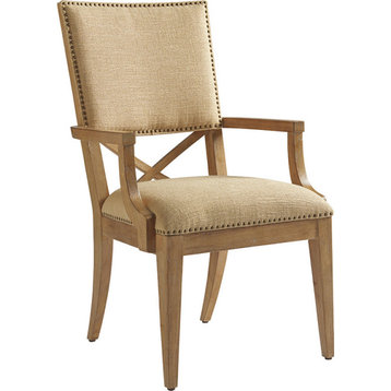 Alderman Upholstered Arm Chair - Natural