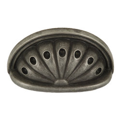 Pewter Cup Pull - Cabinet And Drawer Handle Pulls