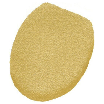 Elongated Lid Cover for Toilet Seats, Toffee