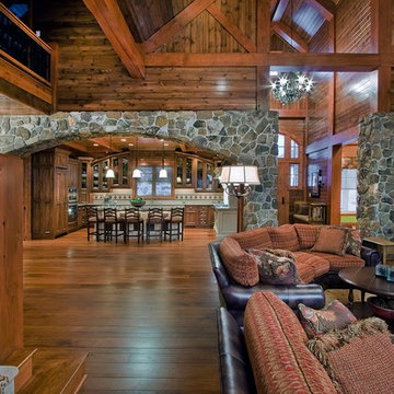 A rustic weekend retreat in Minnesota lake country.