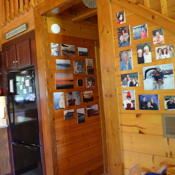 Holly Occupied Log Cabin Home Staging