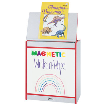 Rainbow Accents Big Book Easel - Magnetic Write-n-Wipe - Red