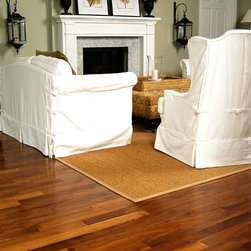 Bright Living Space - Hardwood Flooring