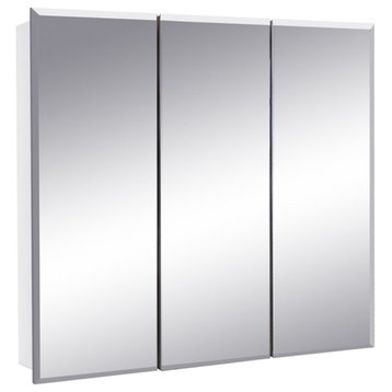 Cyprus 24-Inch Wood Medicine Cabinet Mirror in White