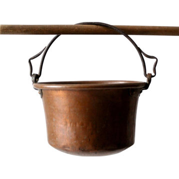 Consigned, Antique Copper Hearth Pot