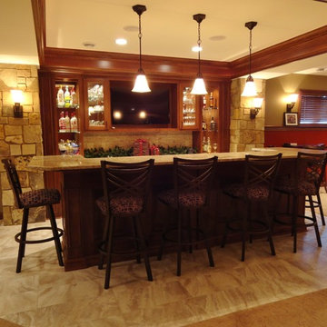 Bar with Wood Soffit