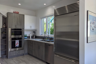 Example of a trendy kitchen design in San Francisco