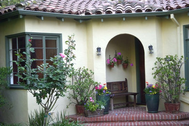 Example of a tuscan exterior home design in San Francisco