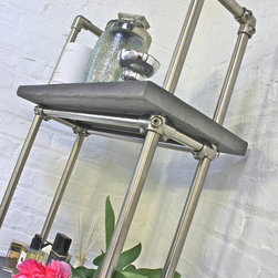 Bracken Reclaimed Scaffolding Bathroom Shelving - Bathroom Cabinets