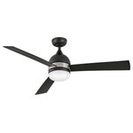 Hinkley - Hinkley Verge 52" Integrated LED Indoor/Outdoor Ceiling Fan, Matte Black - VERGE