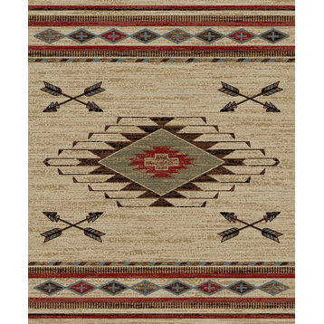 Arrowhead Antique-Style, Rug, 5'3x7'3"