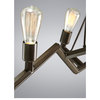 Tech Lighting Akimbo Linear Suspension LED Chandelier, Antique Bronze, 48"