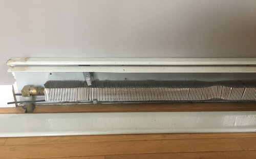 Toe kick to replace Baseboard heater