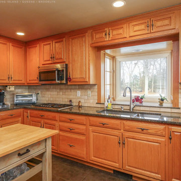 Bay Window in Wonderful Kitchen - Renewal by Andersen Long Island, Queens & Broo