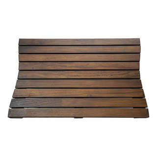 Nordic Style Teak Shower/bath Mat Oiled 31.4 X 19.6 