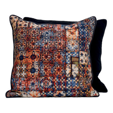 DECORATIVE PILLOW SOLIDE IN MULTI COLOR ORANGE MANDARINE