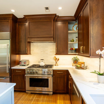 Open & Elegant Sellersville Kitchen & Family Room
