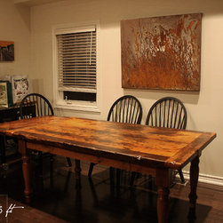 Reclaimed Wood Harvest Tables - Products