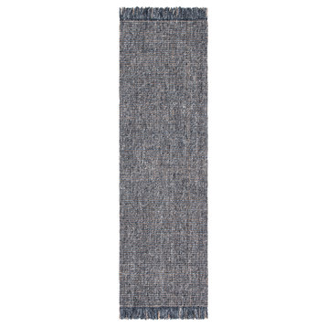 Safavieh Vintage Leather Collection NF826H Rug, Charcoal/Natural, 2'3" X 6'