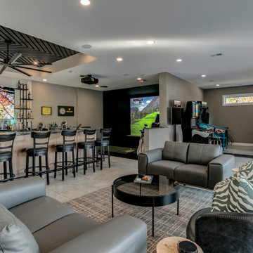 Modern Man Cave