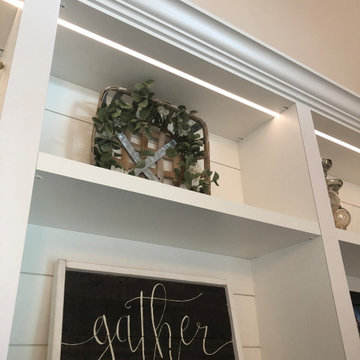 Erie Built-In Near Fireplace