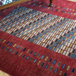 Gabbeh rug with Kilim bench - Area Rugs