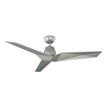 Modern Forms Vortex Ceiling Fan, Automotive Silver