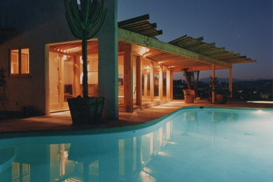 Inspiration for an eclectic pool in Los Angeles.