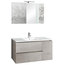 Febe 4-Piece Bathroom Vanity Set, Natural Sherwood, 101 cm