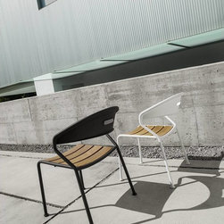 CURVE STACKING CHAIR - Garden Dining Chairs