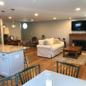 1st Floor Remodel in Niantic: Kitchen, Living Room, Bathroom