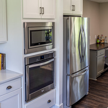 Large Farmhouse Kitchen with L-Shaped Island