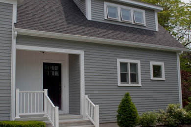 Inspiration for a timeless exterior home remodel in Boston