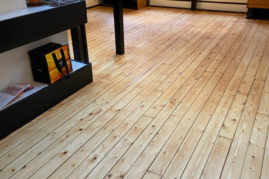 Maple wood floor restoration