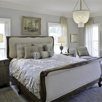 European Ladue Guest Bedroom