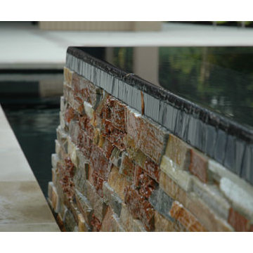 Contemporary Negative-Edge Pool