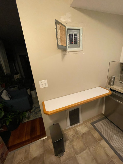 Moving electrical panel box