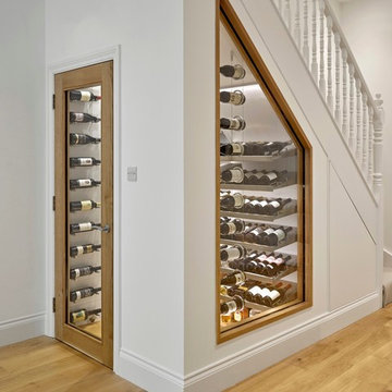 Under-stair wine storage