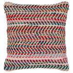 LR Home - Chevron Mutli Throw Pillow - Designed to thrill, our pillow collection will add intricate mastery and eye pleasing designs to any room. Ready to add a unique piece to your collection? Than this is the pillow for you! This creation transports the consumer into a Bohemian paradise adding color and texture to a bedroom, living room, or even office sitting area. Handcrafted with the customer in mind, there is no compromise of comfort and style with the pillow line we create.