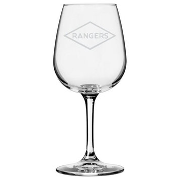 US Army 75th Ranger Diamondall Purpose 12.75oz. Libbey Wine Glass