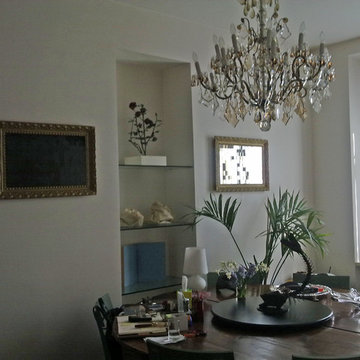 contemporary art collectioner's flat