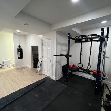 Fitness Room and Basement Remodel - Chatham, NJ
