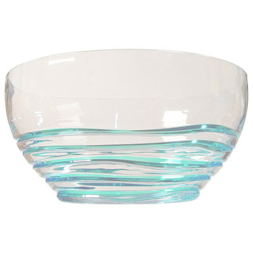 Swirl Large Bowl, Blue