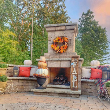 Fall holiday decorating service