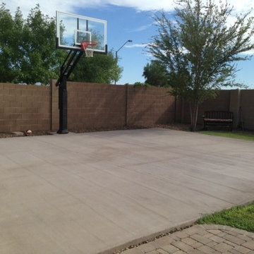 Mitzi G's Pro Dunk Platinum Basketball System on a 30x26 in Goodyear, AZ