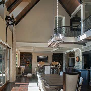 Stone house on Lake Washington