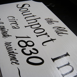 Custom Hand Painted Wood Signs - Novelty Signs